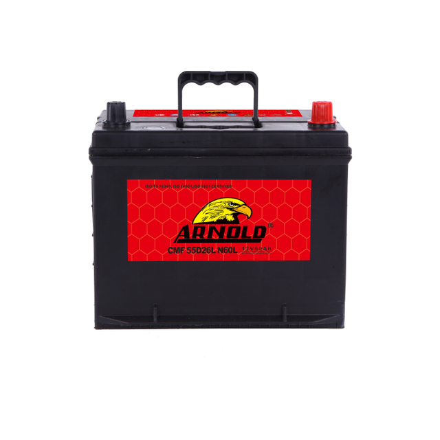 Fabricant de prix compétitif CMF 55D26L 12V 60ah batterie automobile