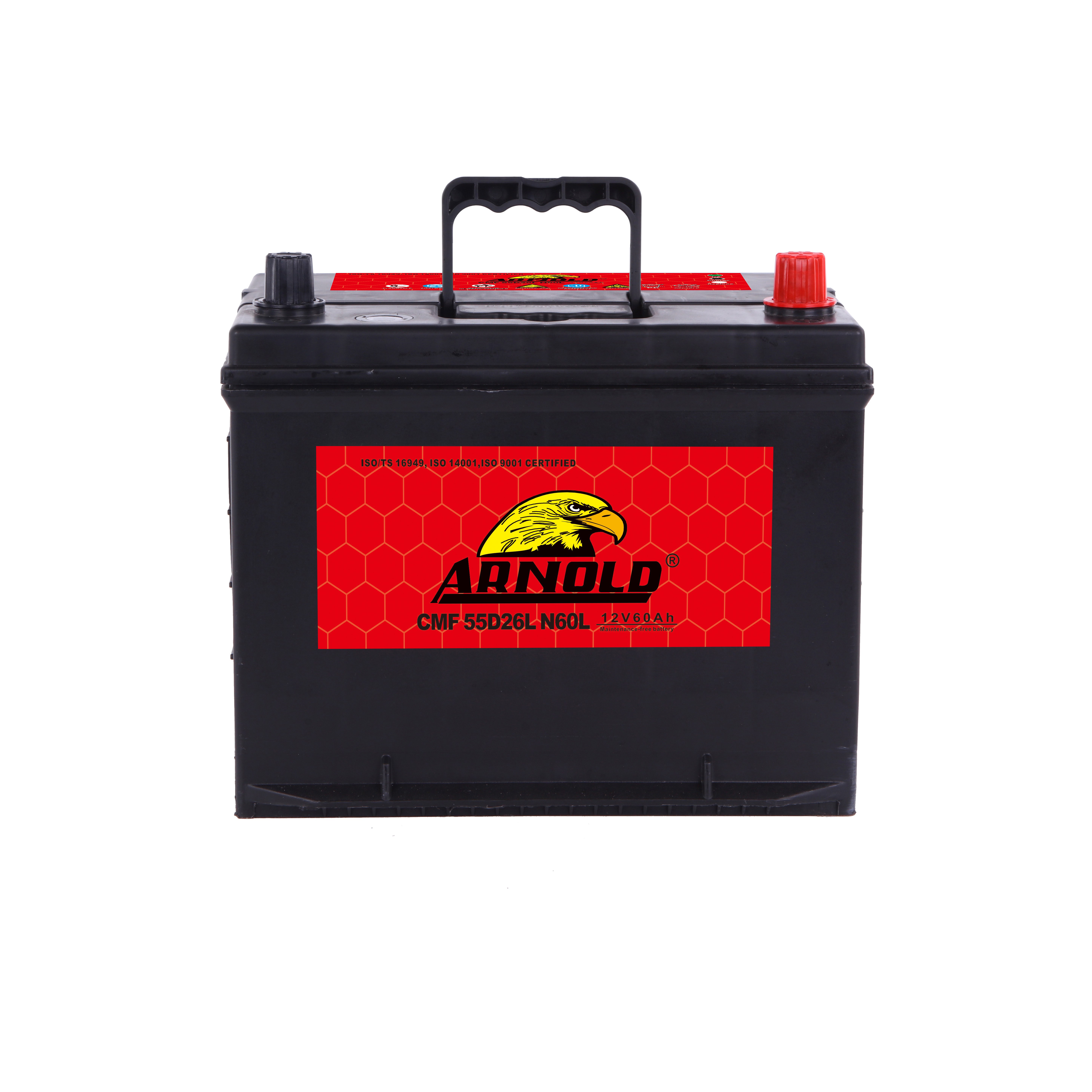 Fabricant de prix compétitif CMF 55D26L 12V 60ah batterie automobile