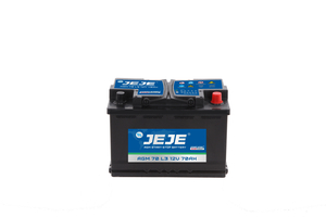 Batterie de voiture AGM Start-Stop JEJE POWER 12V AGM70 L3