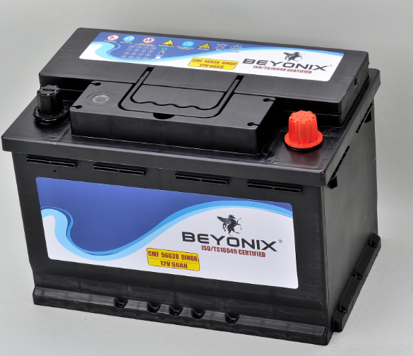 Batterie de voiture sans entretien au calcium 12 V 66 Ah