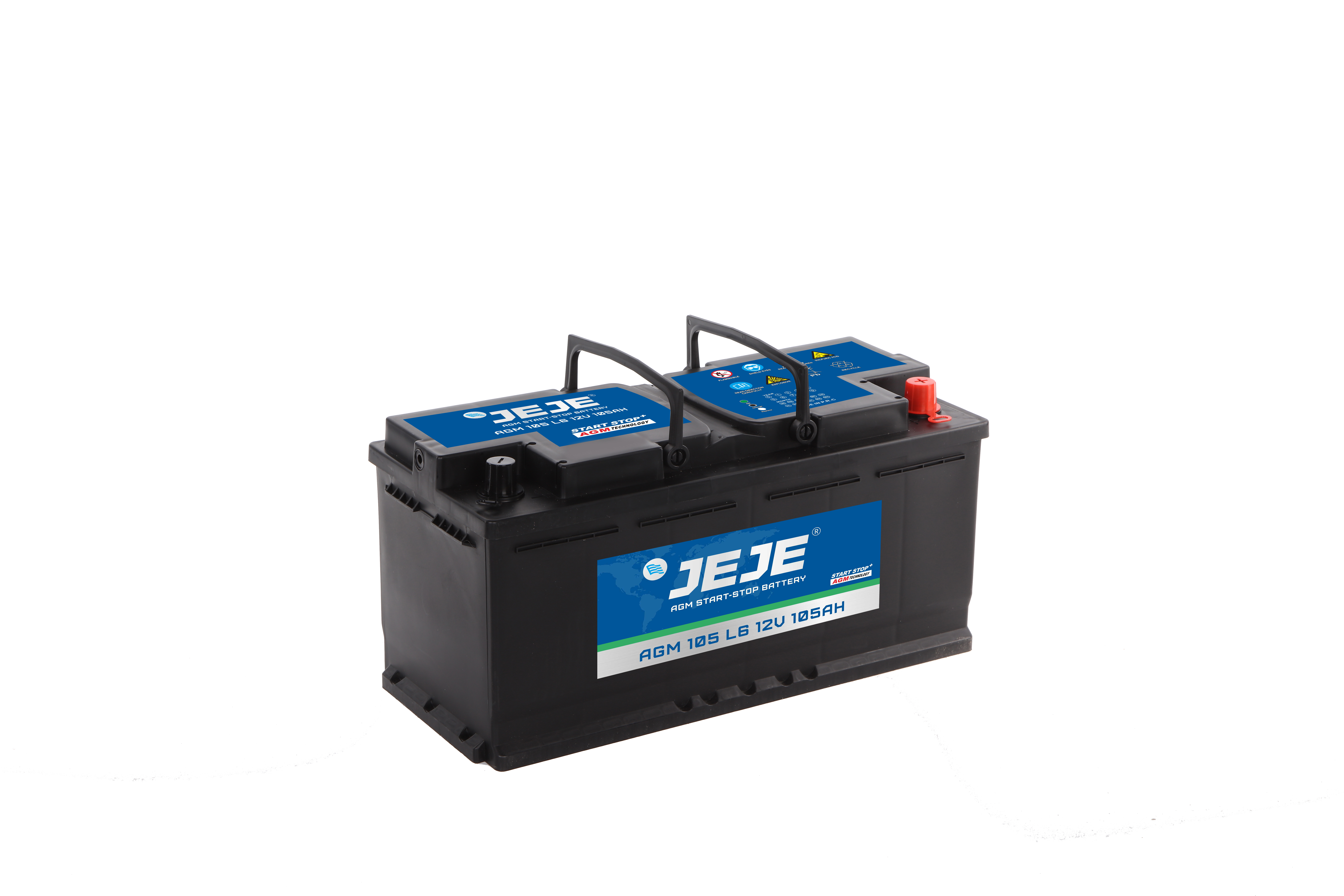 Batterie de voiture AGM haute capacit&eacute; pour v&eacute;hicules start-stop
